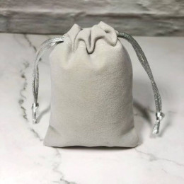 Мешочек серый 7*9см (минимум 50шт) J11412CJJ Мешочек серый 7*9см (минимум 50шт) J11412CJJ