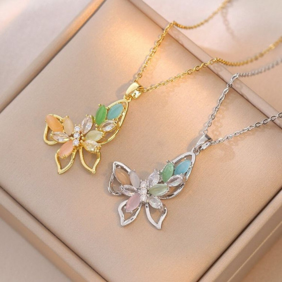 Колье медицинская сталь J10842CJJ