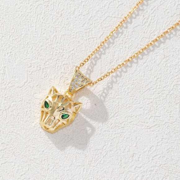 Колье медицинская сталь с напылением золотом J10827CJJ Колье медицинская сталь с напылением золотом J10827CJJ