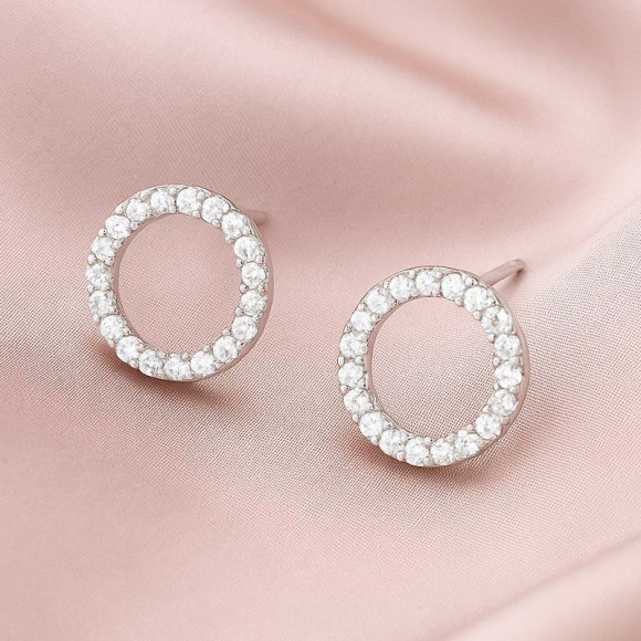 Серьги-гвоздики ювелирный сплав