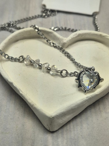 Акцентная Цепочка с крупным квадратным кристаллом J10752CJJ