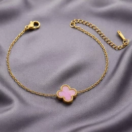 Браслет из титановой стали напыление золотом 1J12388CJJ