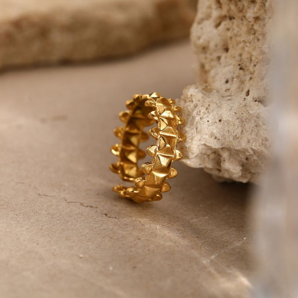 Кольцо медь напыление золотом 1J12244CJJ