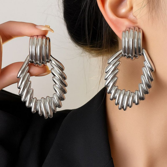 Серьги висячие медный сплав 1J12119CJJ Серьги висячие медный сплав 1J12119CJJ