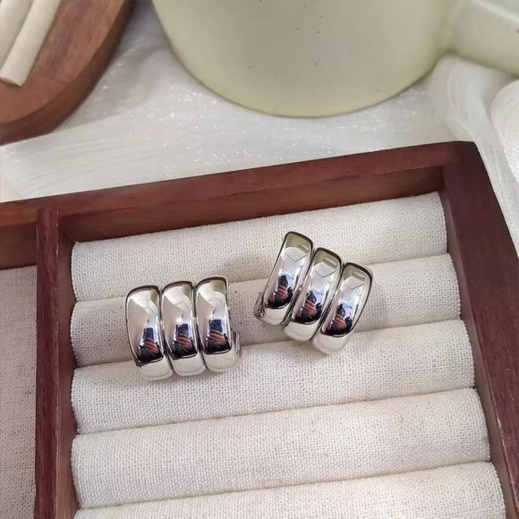 Серьги медицинская сталь J10628CJJ