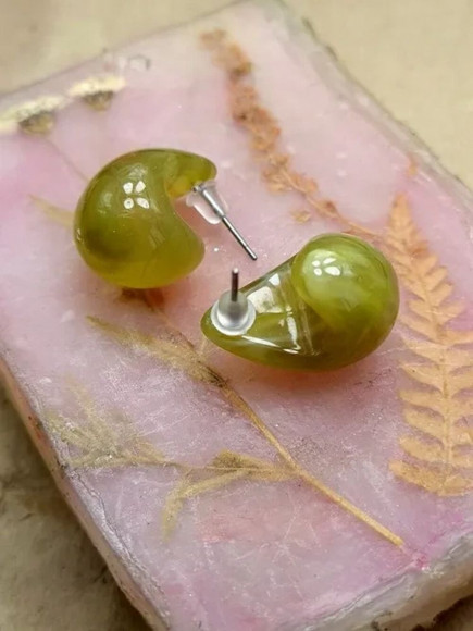 Набор серег акрил капельки (3 пары) J10141CJJ