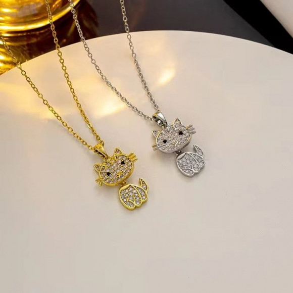 Колье медицинская сталь с напылением золотом J10843CJJ Колье медицинская сталь с напылением золотом J10843CJJ