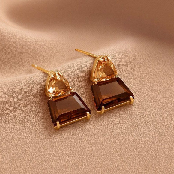 Серьги ювелирный сплав, кристаллы 1J12416CJJ Серьги ювелирный сплав, кристаллы 1J12416CJJ