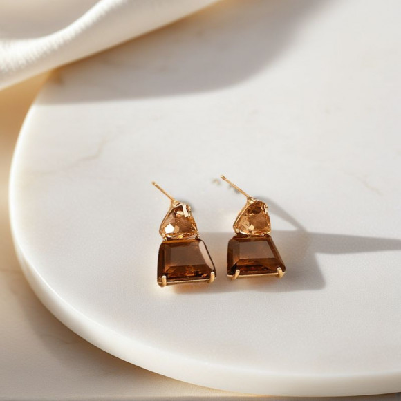 Серьги ювелирный сплав, кристаллы 1J12416CJJ Серьги ювелирный сплав, кристаллы 1J12416CJJ