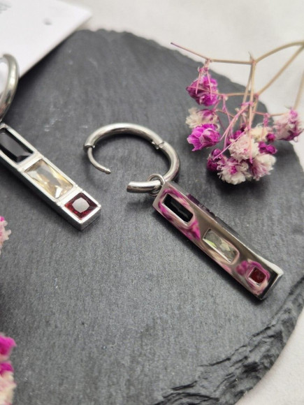 Серьги медицинская сталь J10632CJJ