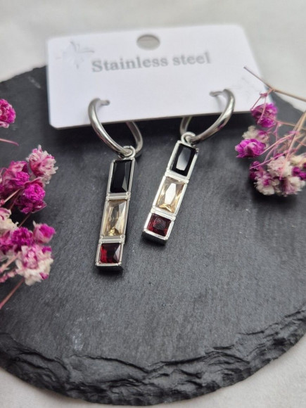 Серьги медицинская сталь J10632CJJ