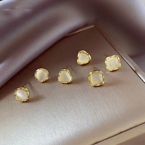 Серьги ювелирный сплав с серебряным гвоздиком J10593CJJ Серьги ювелирный сплав с серебряным гвоздиком J10593CJJ