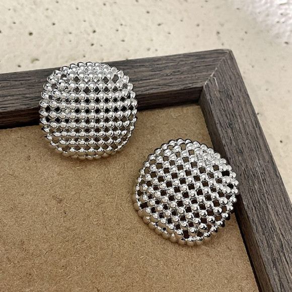 Серьги гвоздики медный сплав 1J12121CJJ Серьги гвоздики медный сплав 1J12121CJJ