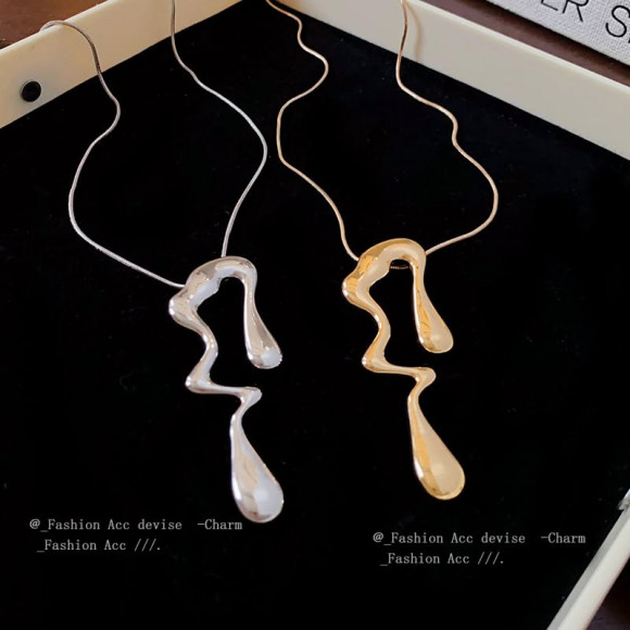 Колье ювелирный сплав капля 1J11755CJJ