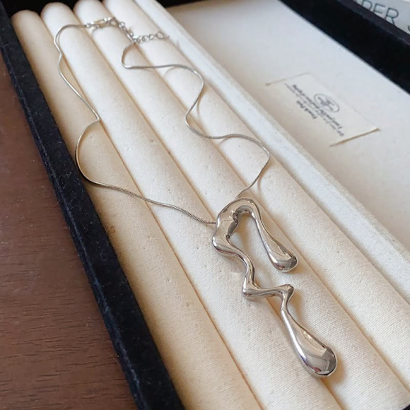 Колье ювелирный сплав капля 1J11755CJJ