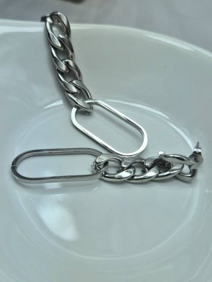 Массивные серьги-цепи в индустриальном стиле 1J10857CJJ Массивные серьги-цепи в индустриальном стиле 1J10857CJJ