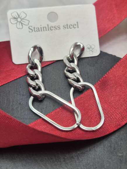 Серьги медицинская сталь J10857CJJ