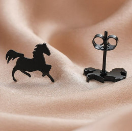 Серьги лошади титановая сталь 1J12421CJJ