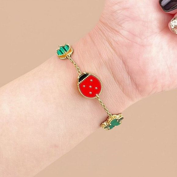 Браслет с подвесками-символами и цветной эмалью 1J11948CJJ