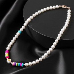 Классические Бусы из жемчуга с ярким цветовым акцентом G17476MSK Классические Бусы из жемчуга с ярким цветовым акцентом G17476MSK