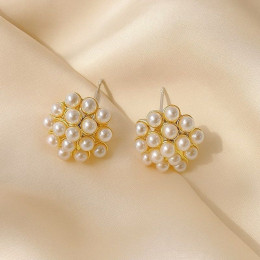 Серьги ювелирный сплав жемчуг 1J12309CJJ