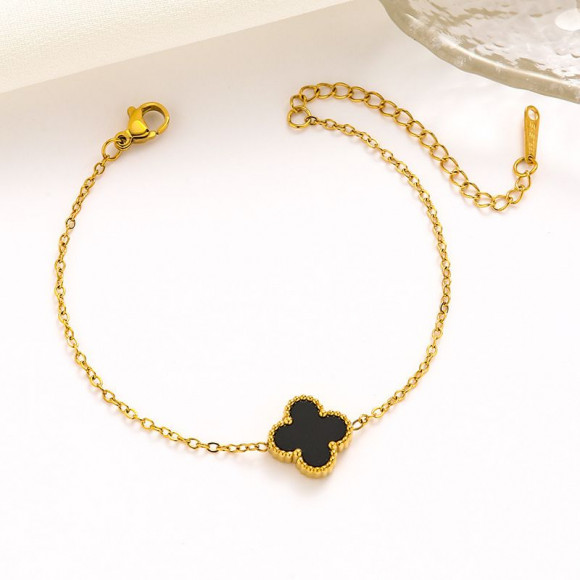 Браслет из титановой стали напыление золотом 1J12026CJJ