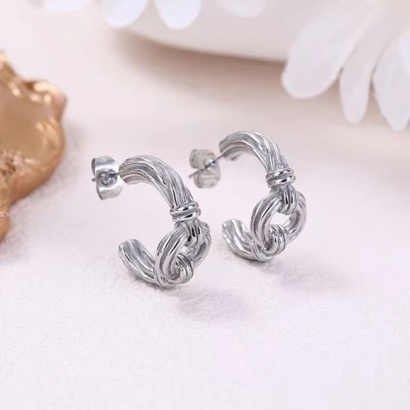 Серьги медицинская сталь J10862CJJ