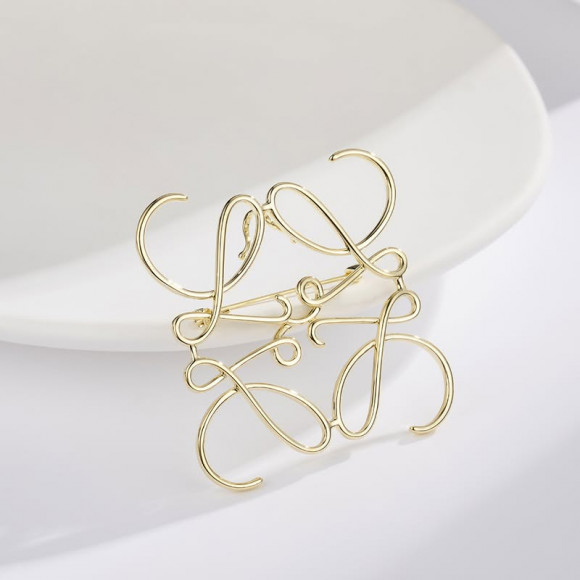 Брошь ювелирный сплав геометрической формы J11593CJJ