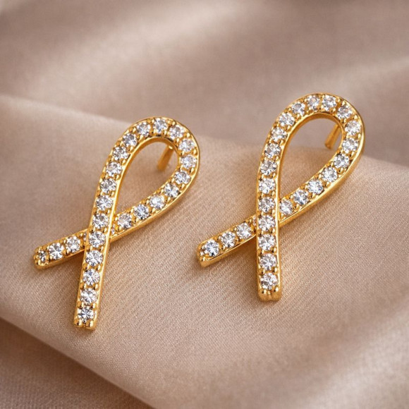 Серьги-гвоздики ювелирный сплав 1J12311CJJ