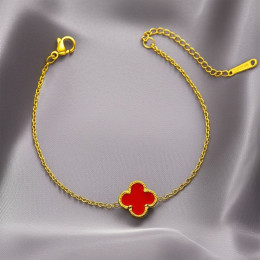 Браслет из титановой стали напыление золотом 1J12028CJJ