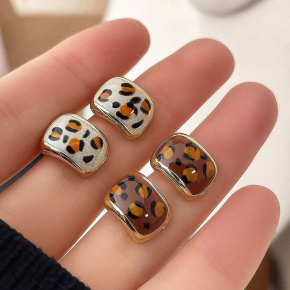 Серьги гвоздики ювелирный сплав серебряная игла 1J12189CJJ