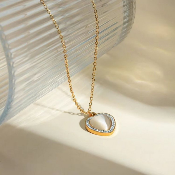 Колье медицинская сталь с напылением золотом J10899CJJ Колье медицинская сталь с напылением золотом J10899CJJ