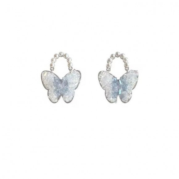 Серьги ювелирный сплав с серебряным гвоздиком J10598CJJ