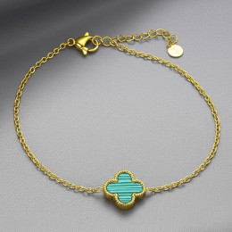 Браслет из титановой стали напыление золотом 1J12029CJJ