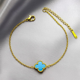 Браслет-нить с голубым клевером 1J12030CJJ Браслет-нить с голубым клевером 1J12030CJJ