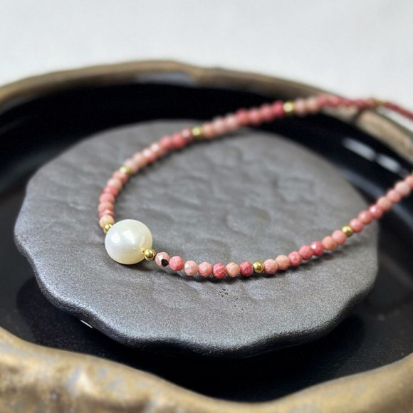 Браслет лаконичные бусины с крупной жемчужиной J10770CJJ