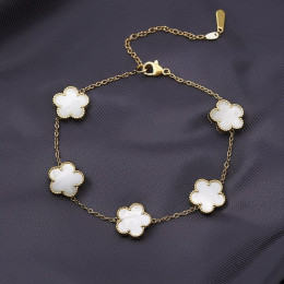 Браслет из титановой стали напыление золотом 1J12034CJJ