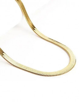 Стальная цепочка широкая с напылением золотом J10086CJJ Стальная цепочка широкая с напылением золотом J10086CJJ