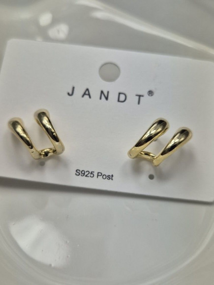 Серьги медь с напылением золотом J10680CJJ Серьги медь с напылением золотом J10680CJJ