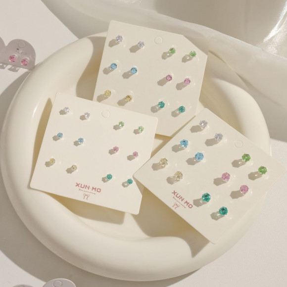 Набор серег циркон ювелирный сплав 1J12316CJJ