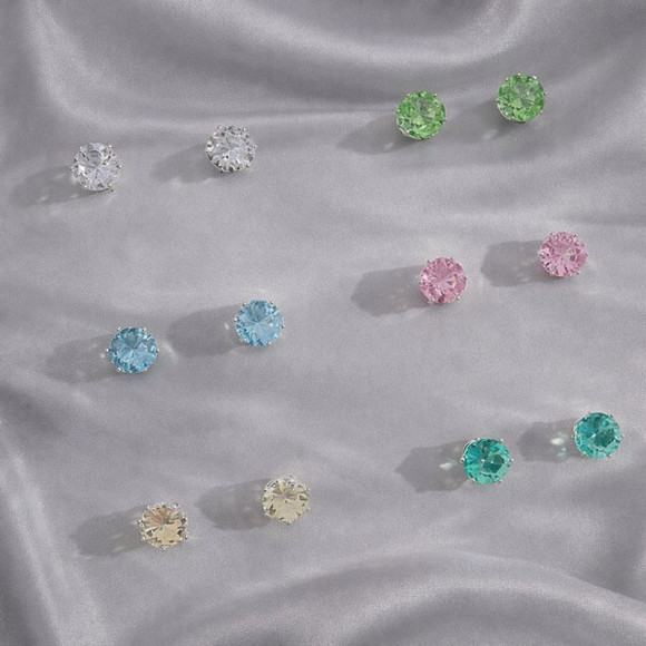 Набор серег циркон ювелирный сплав 1J12316CJJ