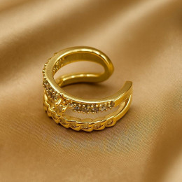 Кафф медь с напылением золотом J10984CJJ