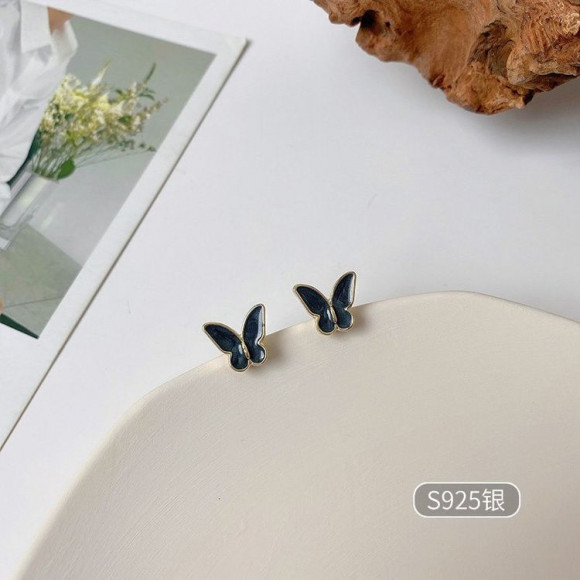 Серьги ювелирный сплав с серебряным гвоздиком J10602CJJ Серьги ювелирный сплав с серебряным гвоздиком J10602CJJ