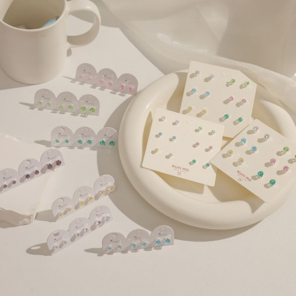 Набор серег циркон ювелирный сплав 1J12317CJJ