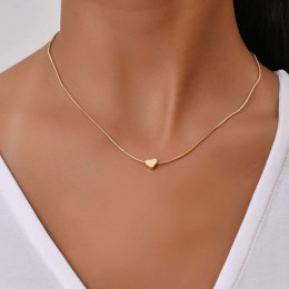 Колье медицинская сталь сердце J11622CJJ