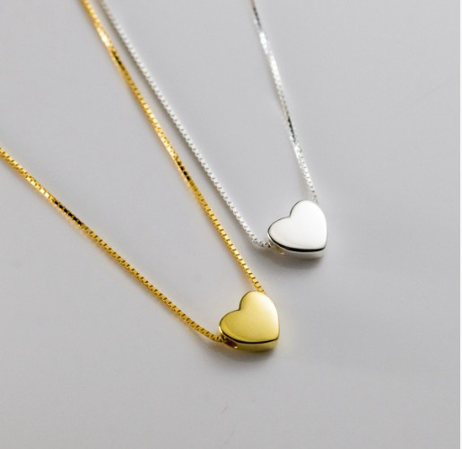 Колье медицинская сталь сердце J11623CJJ