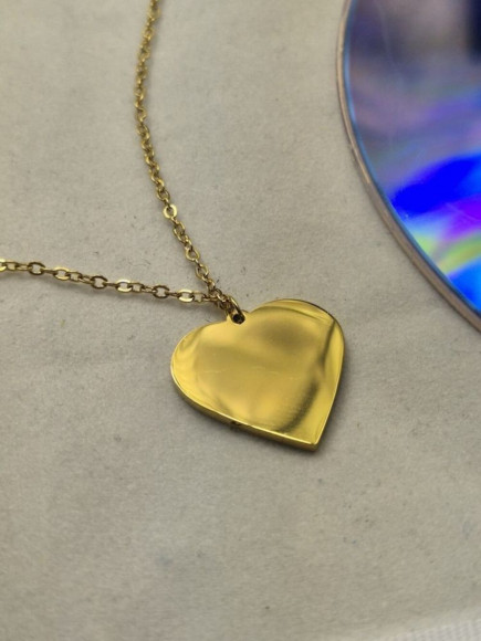 Колье медицинская сталь с напылением золотом J10907CJJ Колье медицинская сталь с напылением золотом J10907CJJ