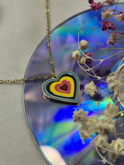 Колье медицинская сталь с напылением золотом J10907CJJ Колье медицинская сталь с напылением золотом J10907CJJ