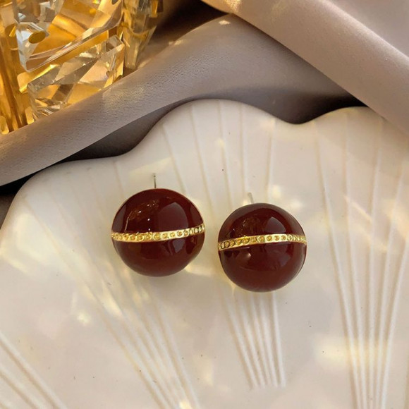 Серьги ювелирный сплав с серебряным гвоздиком J10384CJJ Серьги ювелирный сплав с серебряным гвоздиком J10384CJJ