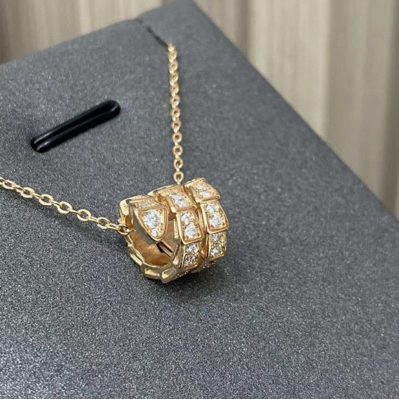 Колье медь с напылением золотом и фианитами змея 1J11968CJJ Колье медь с напылением золотом и фианитами змея 1J11968CJJ